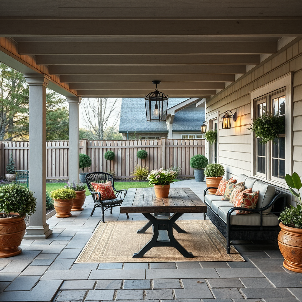21 Charming Farmhouse Patio Ideas for a Cozy Outdoor Retreat - Image 1