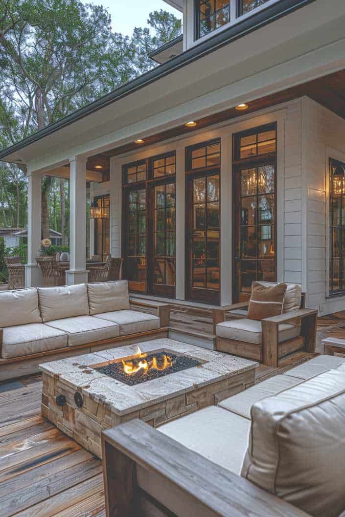 21 Charming Farmhouse Patio Ideas for a Cozy Outdoor Retreat - Image 3